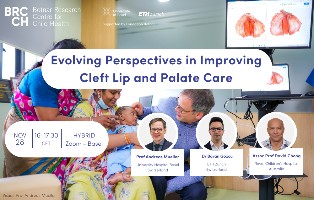 Seminar 28 November 2023 – Evolving Perspectives in Improving Cleft Lip and Palate Care